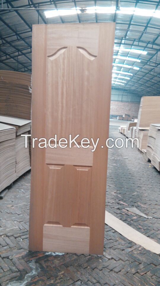 hdf natural veneer moulded door skin