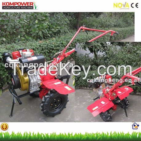 Gear driven farm diesel tiller mini cultivator rotovator manufacturer