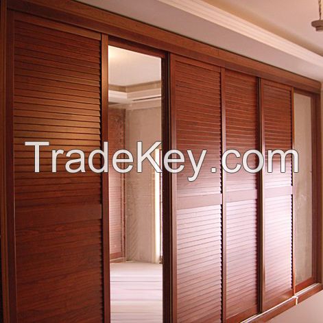 plantation shutter door