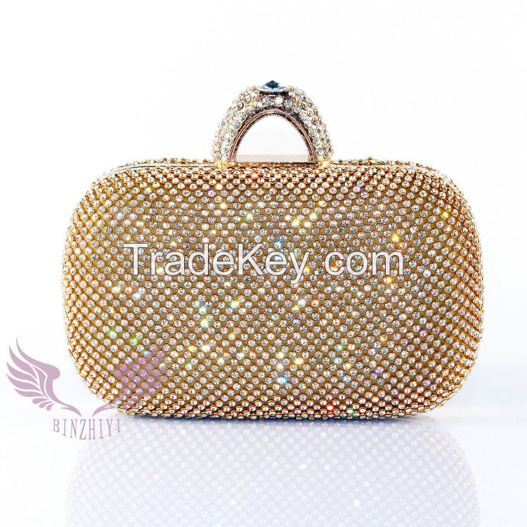 Lady Crystal Shiny Evening Clutch BagS