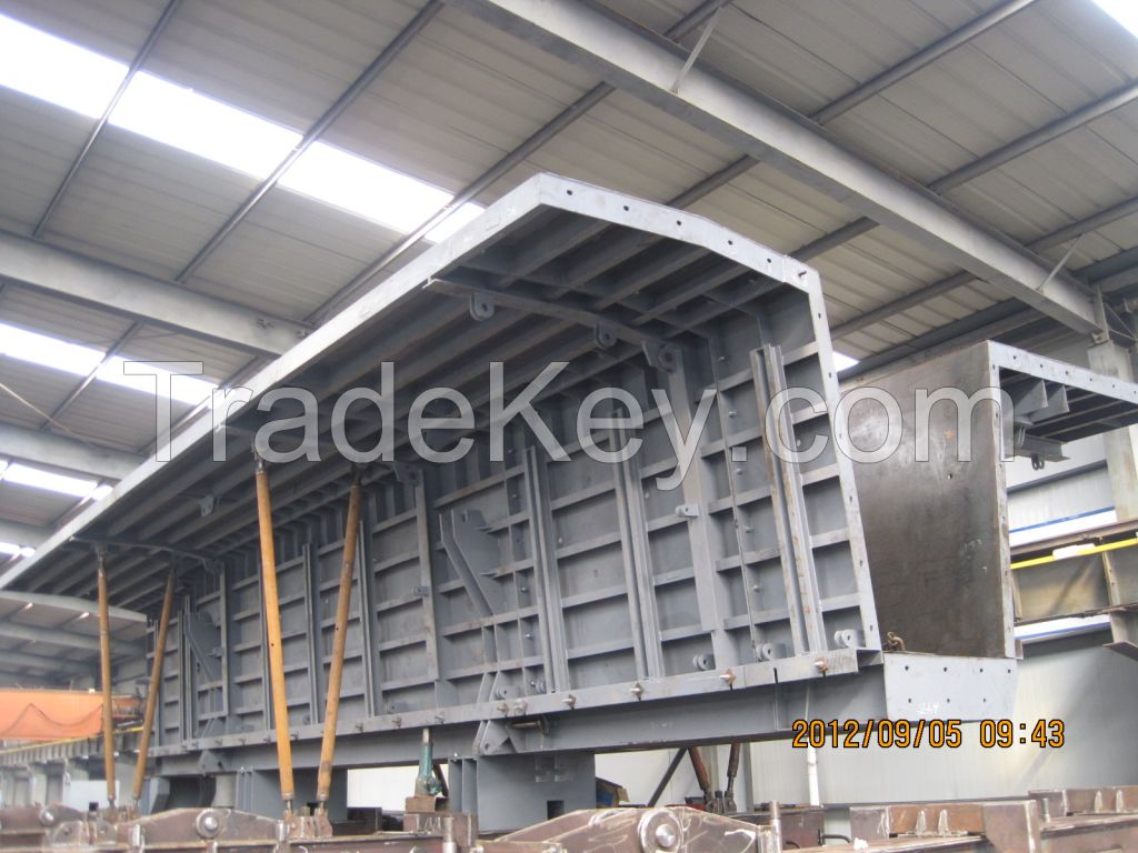 Steel formwork