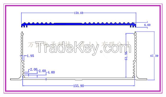 Aluminum shell shell metal casing connection box meter box shell power