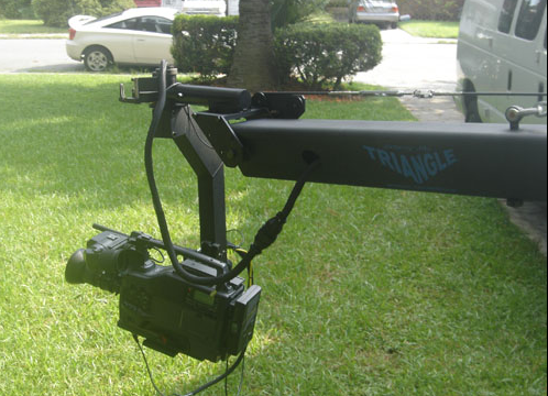  heavy duty remote head for Jimmy jib camera crane