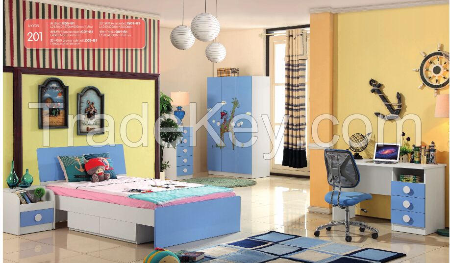 2015 new style children bedroom furniture set,kids furniture 201