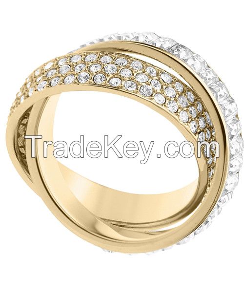 Fashion gold-plated ring