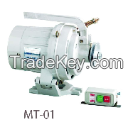 Industrial sewing machine clutch motor