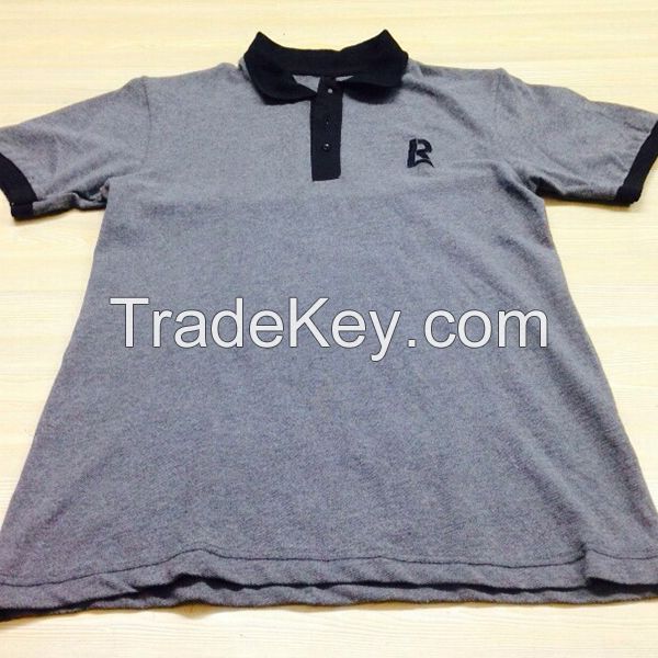 Custom made cotton fabric polo shirts