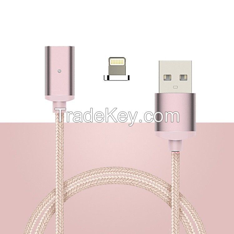 2017 new magnetic USB cables for iphone and smart phones