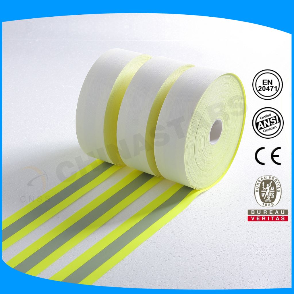 flame treatment cotton reflective flame retardant tape