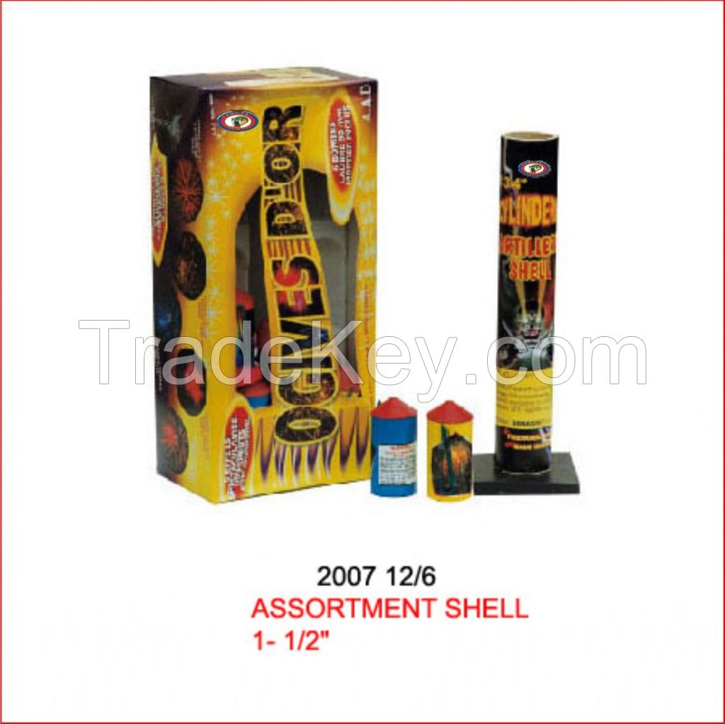 Artillery shells/Consumer fireworks/re-loadable shells