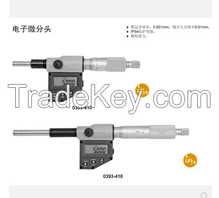 electronic digital micrometer head