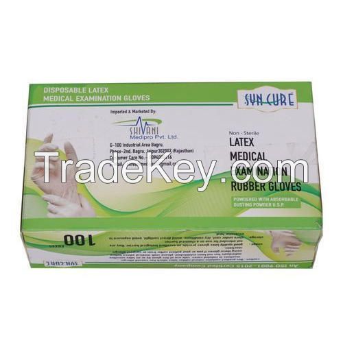 Disposable Latex Medical Examination Gloves