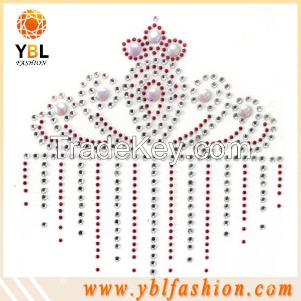 garment accessories:rhinestone and hot fix motif