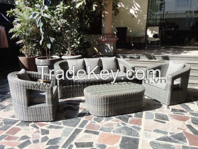 Rattan Chair Table Set