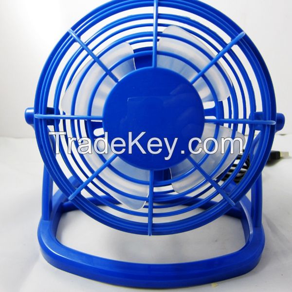 Lileng brand Chinese manufactory 360 degree adjustable 4 inch 2300RPM $1.62 mini usb cooling fan 