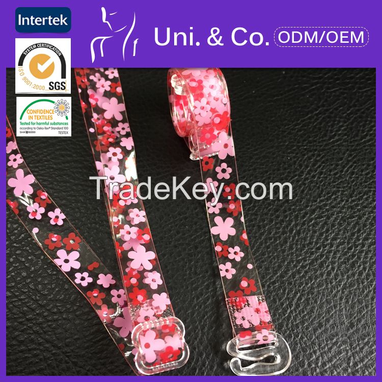 tpu clear elastic bra strap