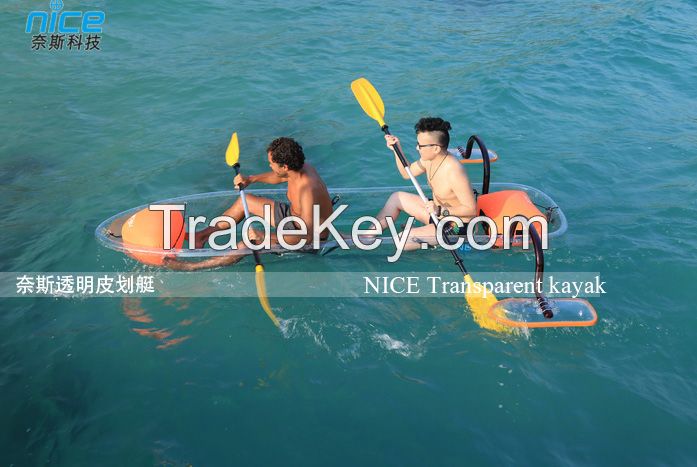 CLEAR BOTTOM RAFT KAYAK CANOE