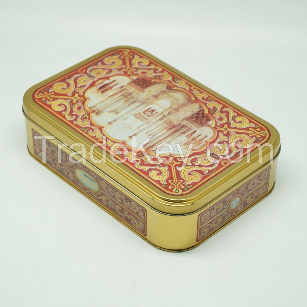 Rectangle Tin Box With Hinge