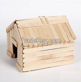 114mm plain DIY Craft Creative wood craft popsicle sticks