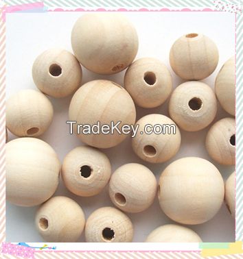 12mm natural DIY craft wood beads