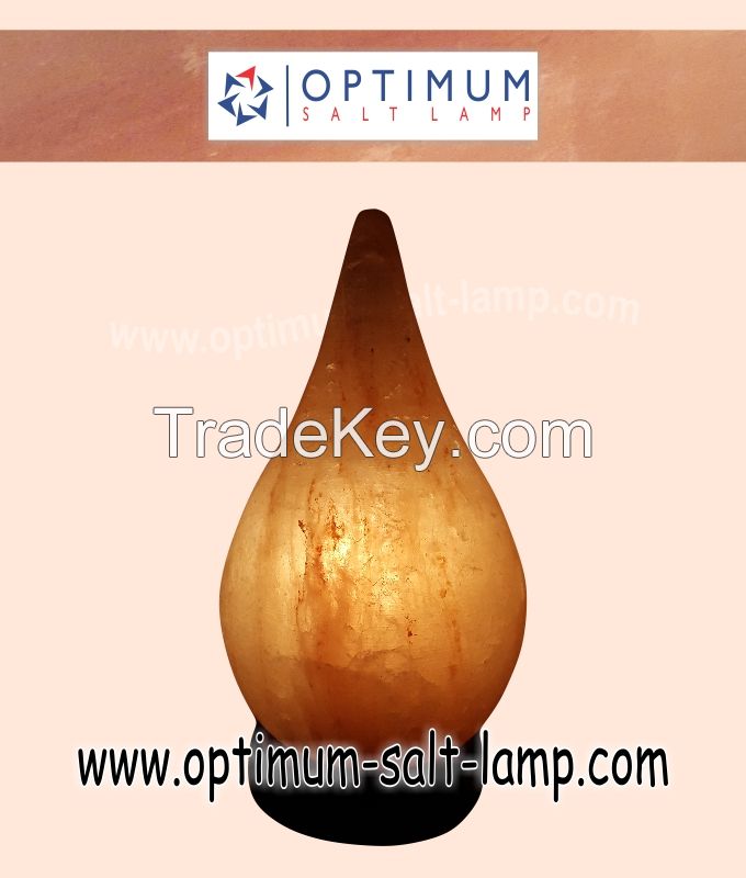 Drop Shaped Crafted Salt Lamp