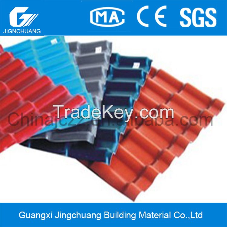 Spanish Style ASA Roof Tile/Jingchuang roof tiles