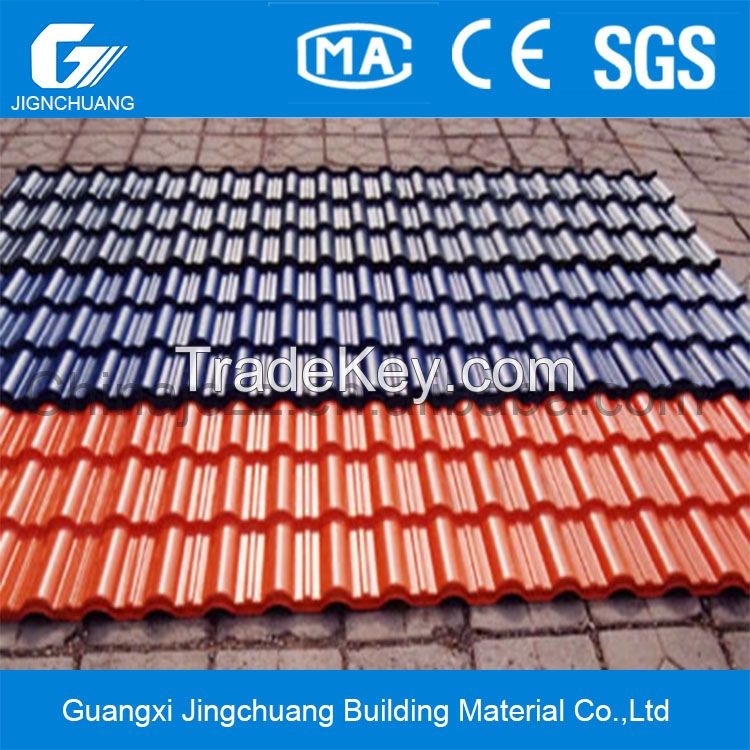 Spanish Style ASA Roof Tile/Jingchuang roof tiles