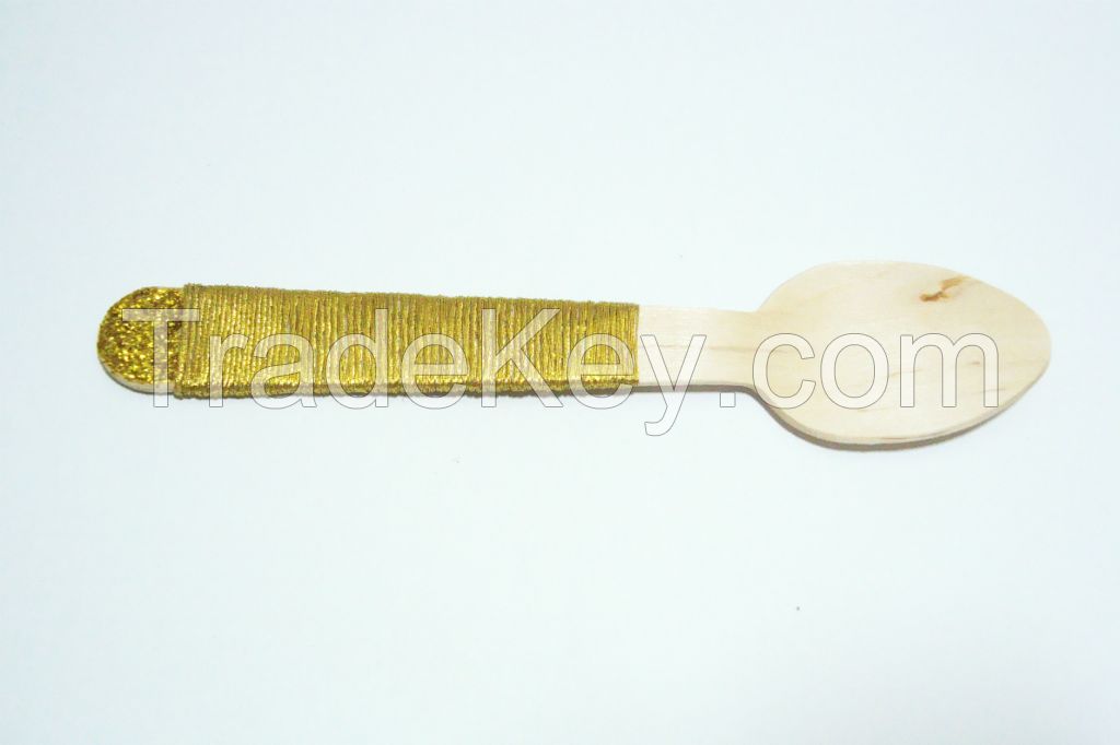 Decorative Disposable Wooden Spoon