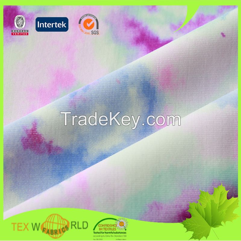 Textile Knit Printing Stretch Single Jersey Lingerie Fabric (JNE1107)