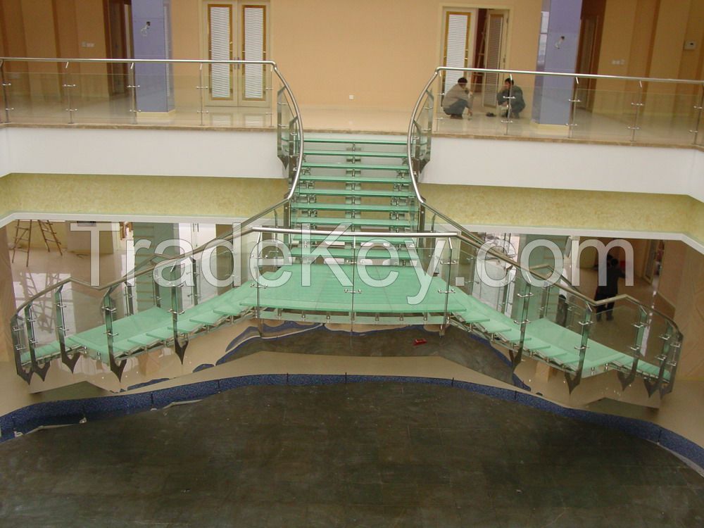glass railing