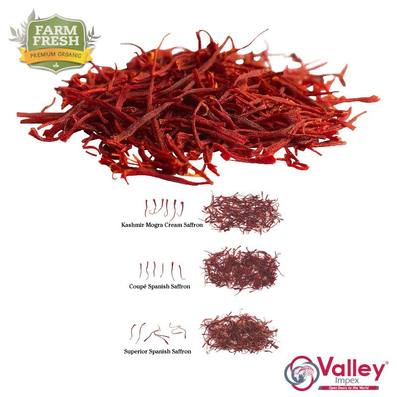 Saffron Organic Kashmiri Mogra Kesar Premium Grade