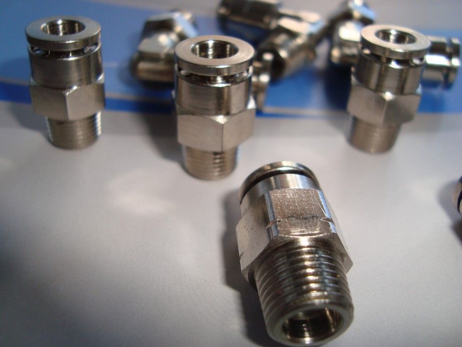 nickel plated brass push in fittings