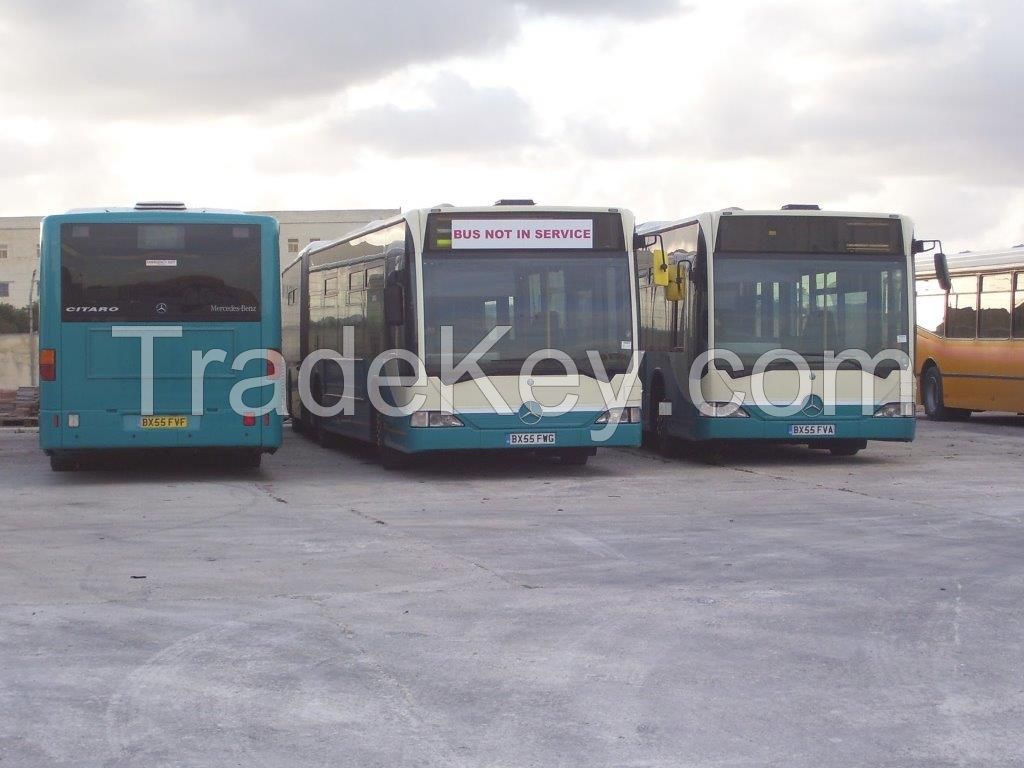 RHD USED BENDY BUSES