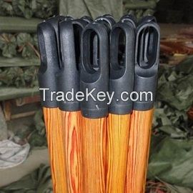 PVC Coated Wooden Broom Handle 22mm