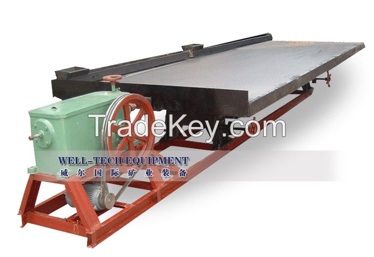 gravity separator shaking table for titanium gold, tungsten, zircon, chrome, tin ore separation equipment