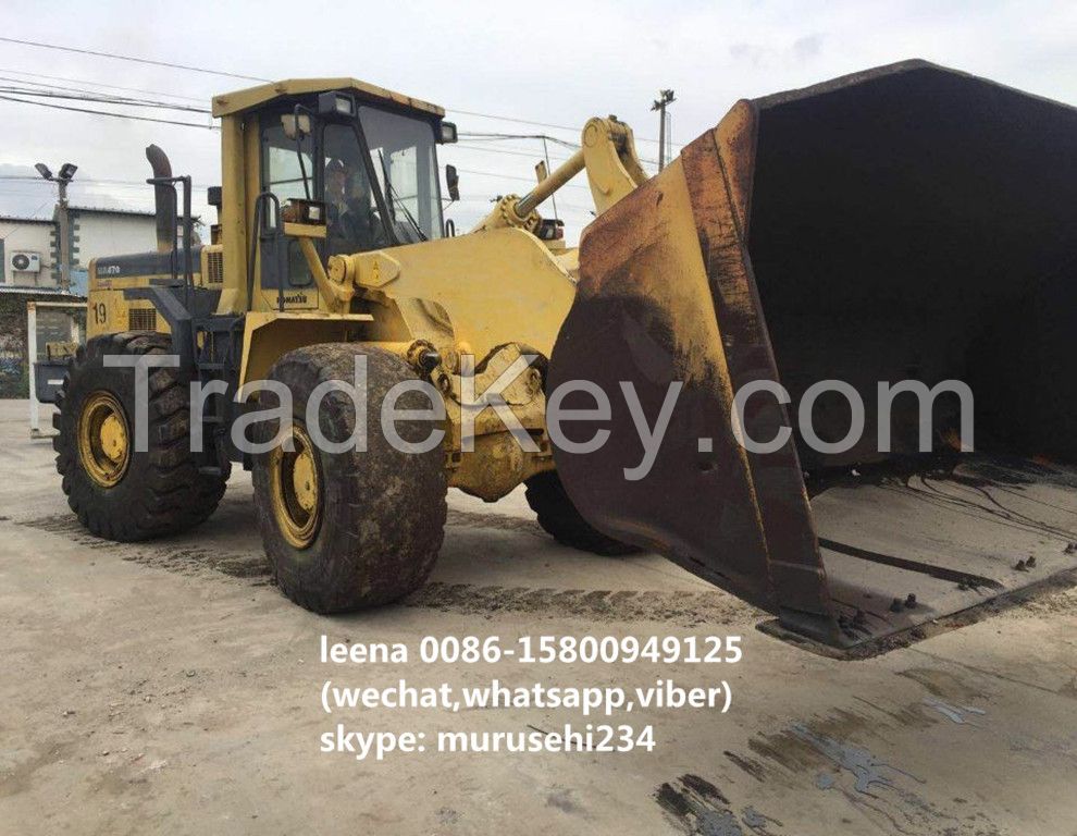 used komatsu wa470-3 wheel loader