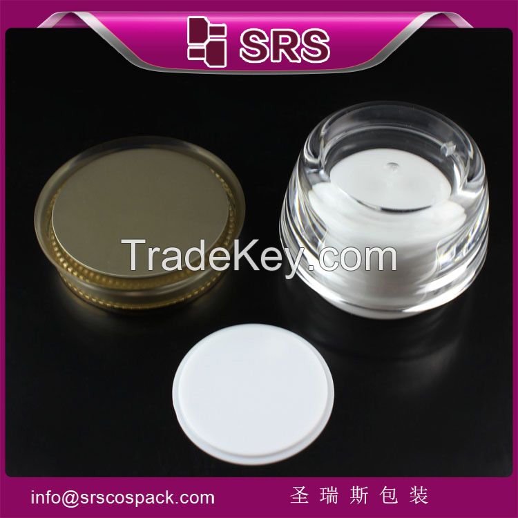 Acrylic luxury skin care cream wholesale ,high quality with good price night cream jar 50g