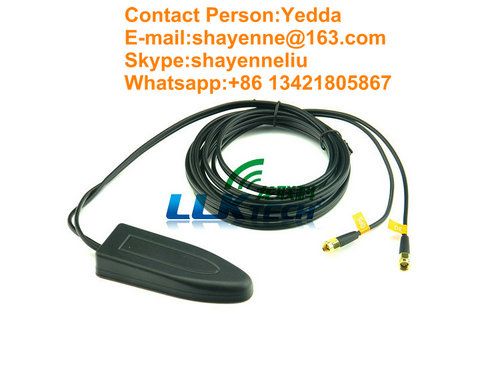 1575.42MHz 28dBi Car GPS Antenna With Fakra Connector
