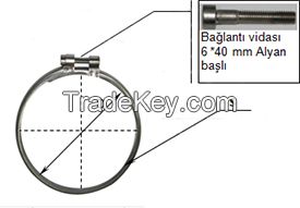 Connection equipment (Flow Pipe Clamp Duct Clamp)