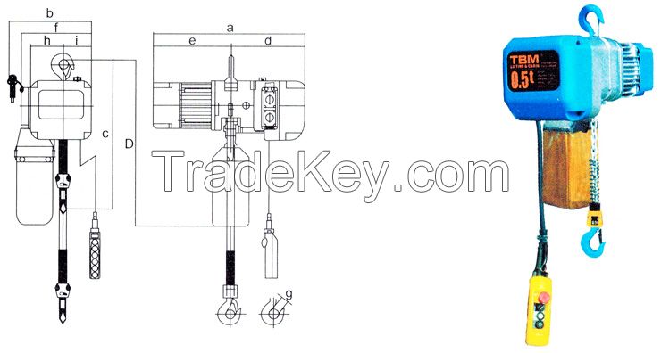 High Work Duty Electric Hoist motor hoist/Motor Hoist Crane