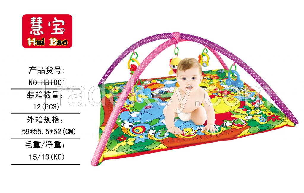 Baby fitness frame with mat