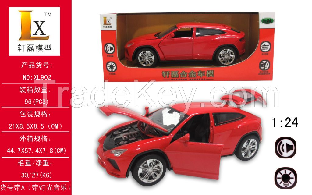 1:24 Bumblebee pull back alloy sport car