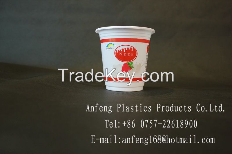 Custom LOGO Printed Plastic Ice Cream Cups