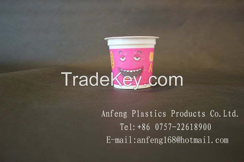 Custom LOGO Printed Plastic Ice Cream Cups