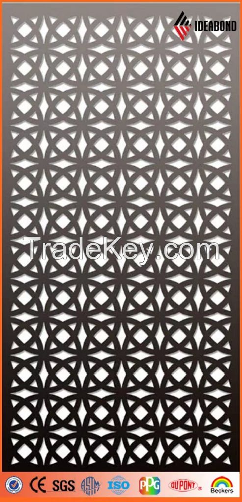 4mm IDEABOND CNC Carveed Screen Aluminum Composite Panel