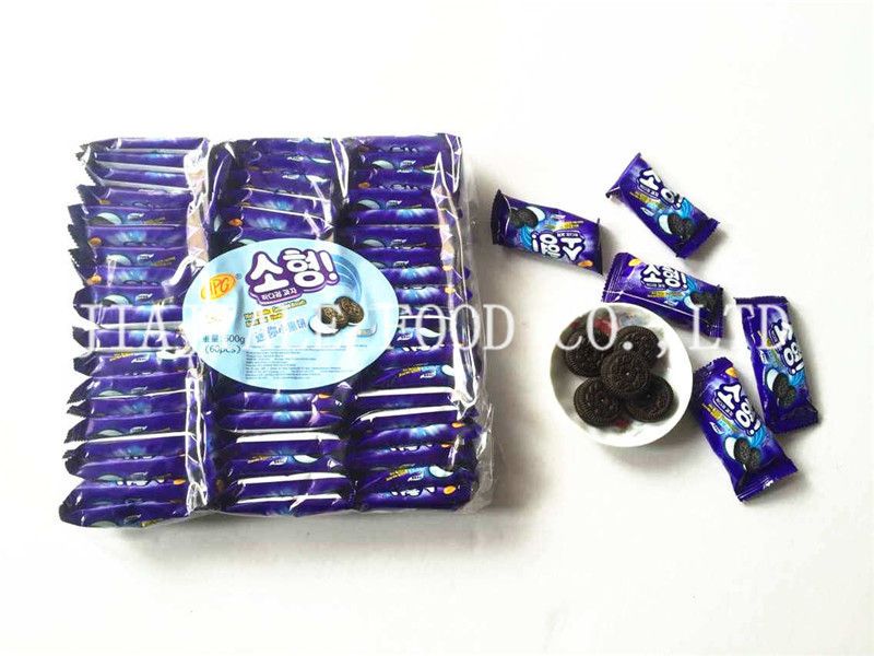 10g Mini Chocolate Filling Biscuits/Sandwich Biscuits/Black Cracker