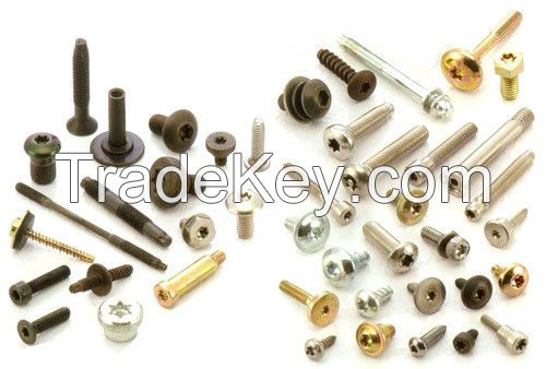 Bolts, Nuts, Studs, Flat washers, Screws, Rivets, Nails 