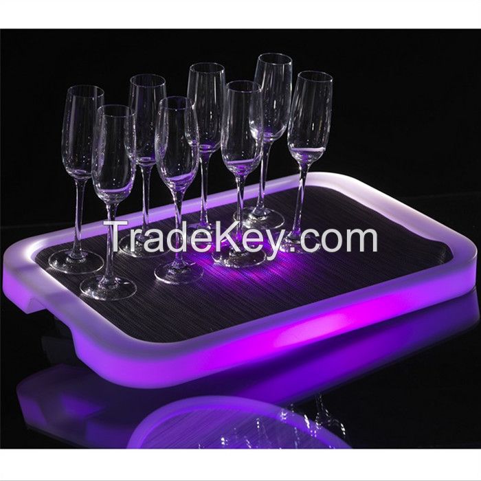 led serving plate