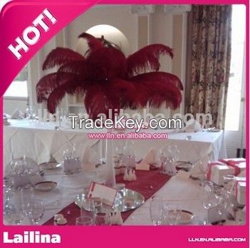 Many Different Colorful Carnival Ostrich Feather For Centrepieces