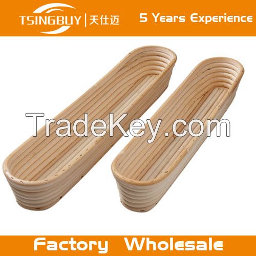 Wholesale high professional cane bread dough basket/rattan bread banne